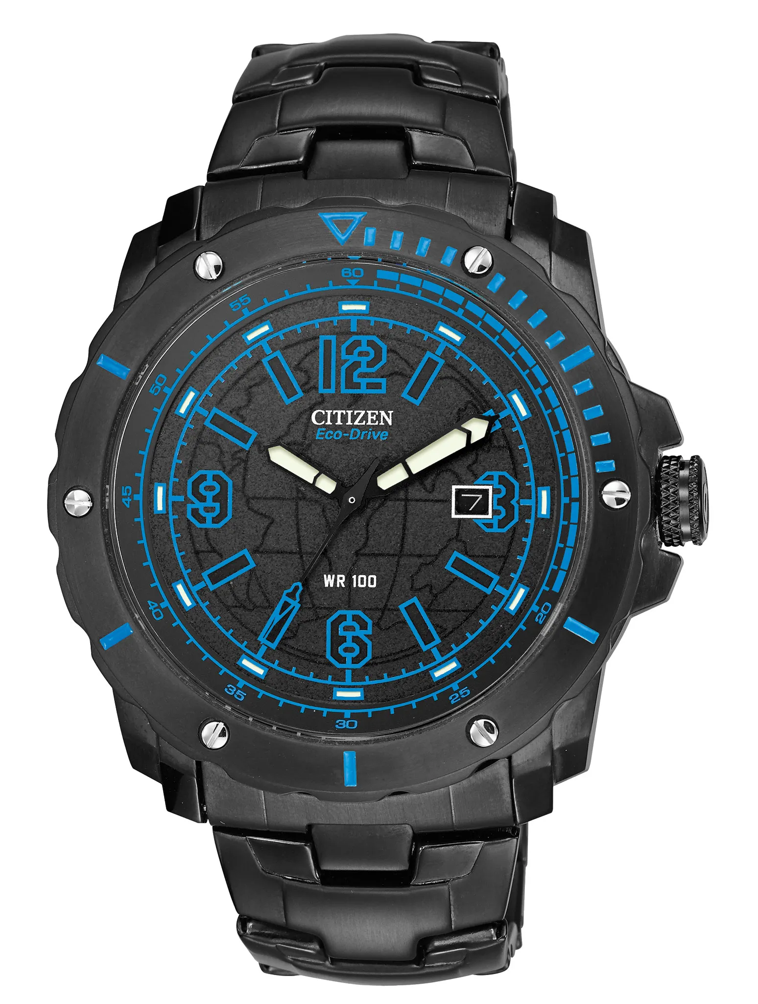 Sport Casual Black Dial Stainless Steel Bracelet BM7277-50E | CITIZEN